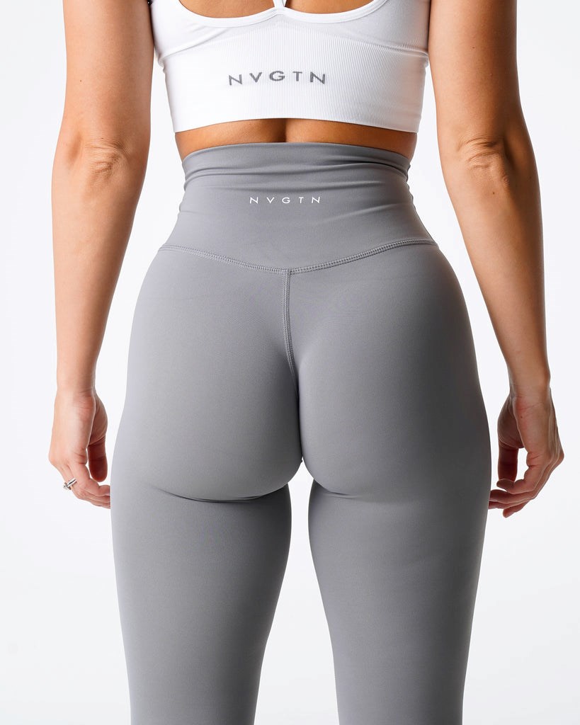 NVGTN Signature 2.0 Leggings Gris | 784GULIRY