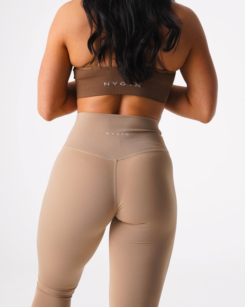 NVGTN Signature 2.0 Leggings Latte | 193FKZIOC