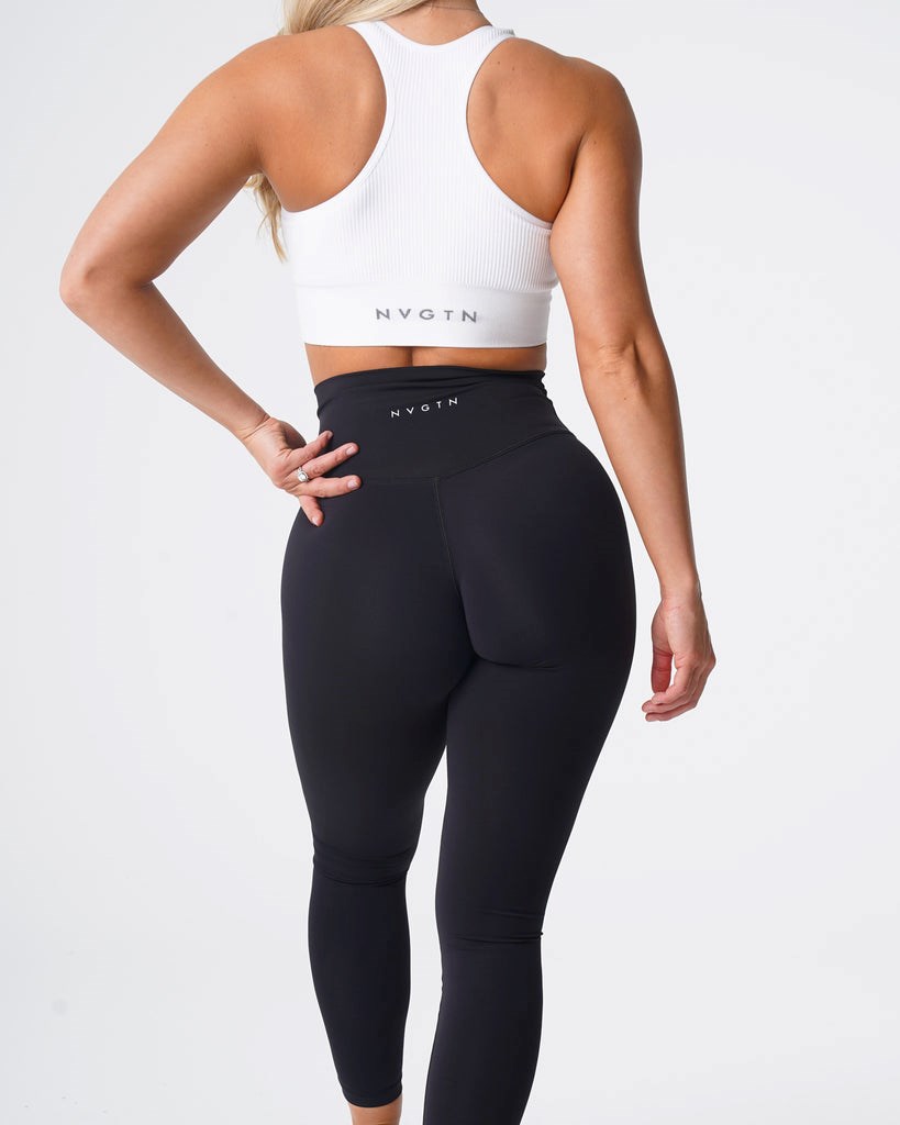 NVGTN Signature 2.0 Leggings Negras | 941LMAUYZ