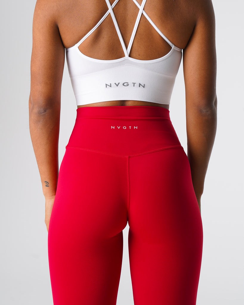 NVGTN Signature 2.0 Leggings Rojas | 137RYSKIP