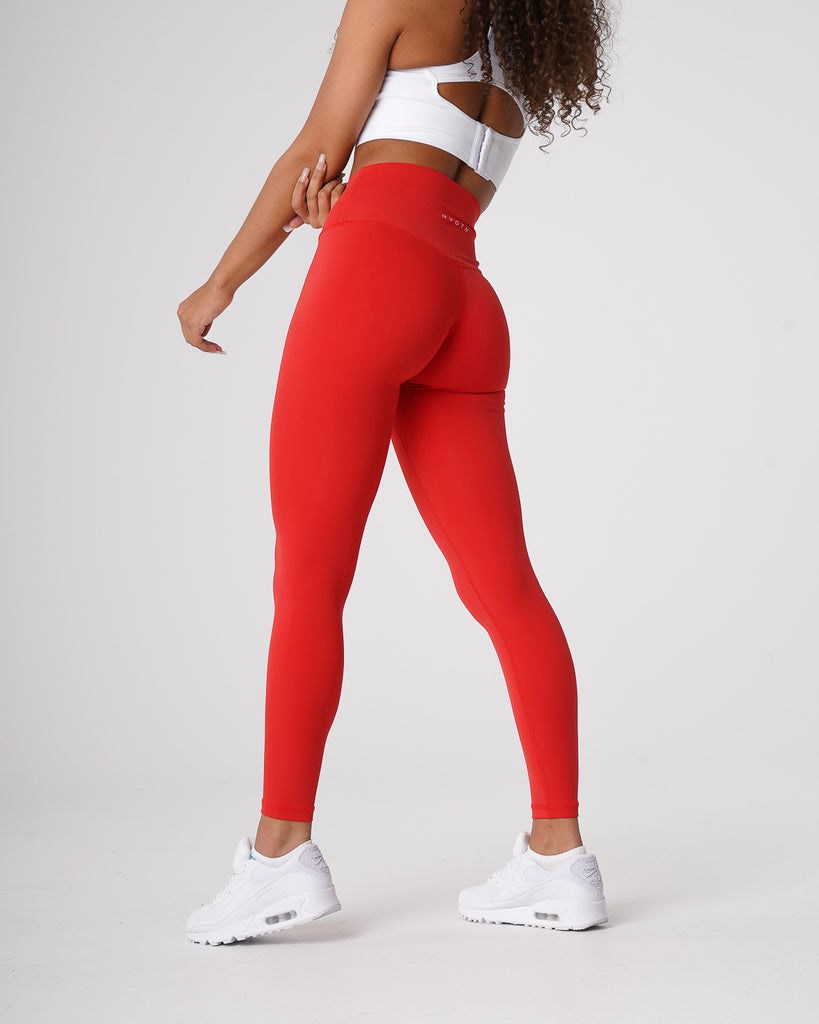 NVGTN Signature 2.0 Leggings Scarlet | 438XMIDPN