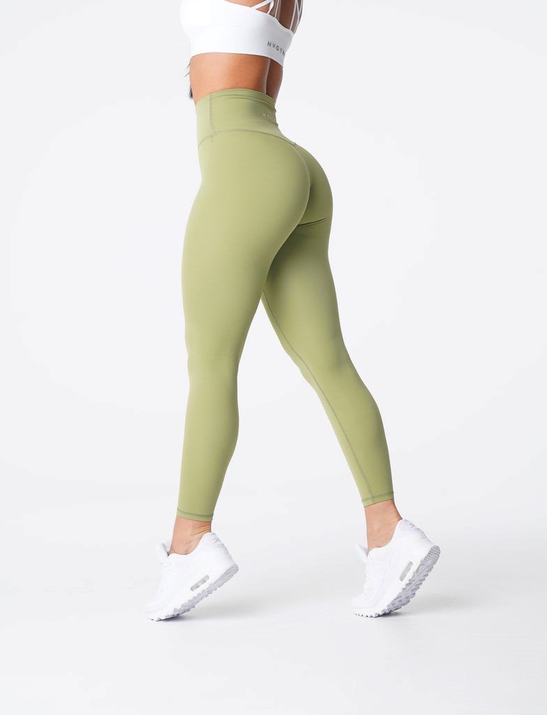 NVGTN Signature 2.0 Leggings Verde Oliva | 519ERANMF