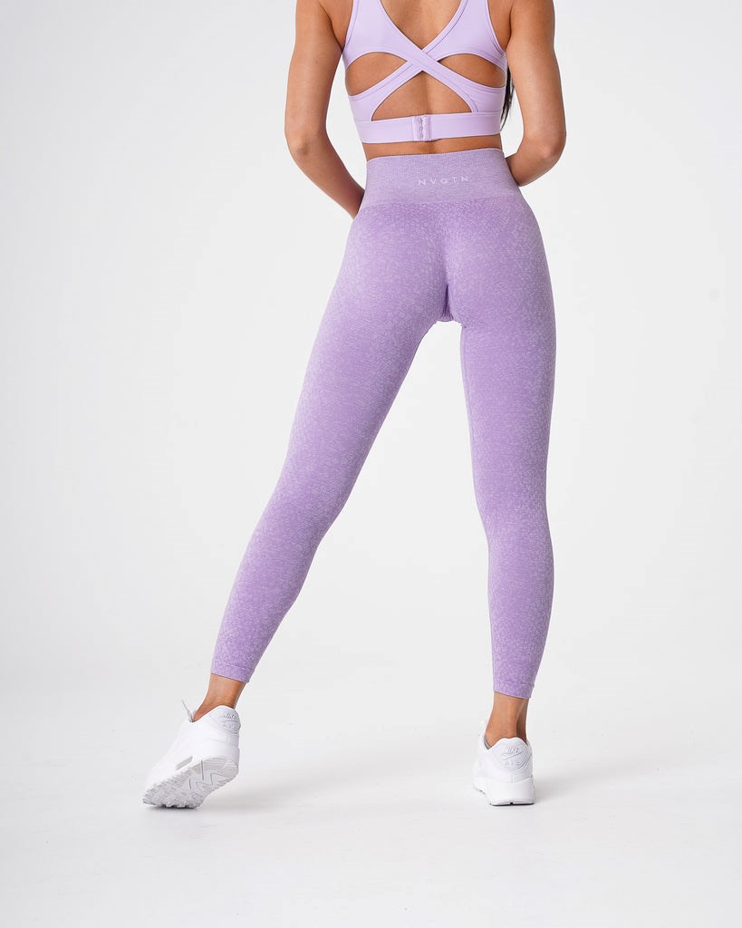 NVGTN Snakeskin Seamless Leggings Lilac | 652JKVDLQ