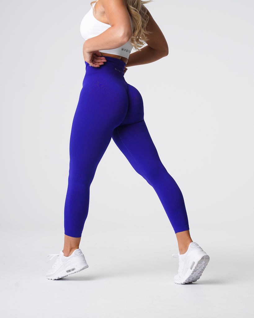 NVGTN Solid Seamless Leggings Cobalt | 175EPLAGB