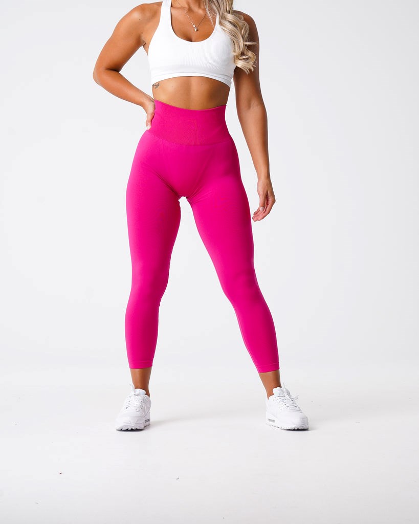 NVGTN Solid Seamless Leggings Magenta | 247XCFRWB