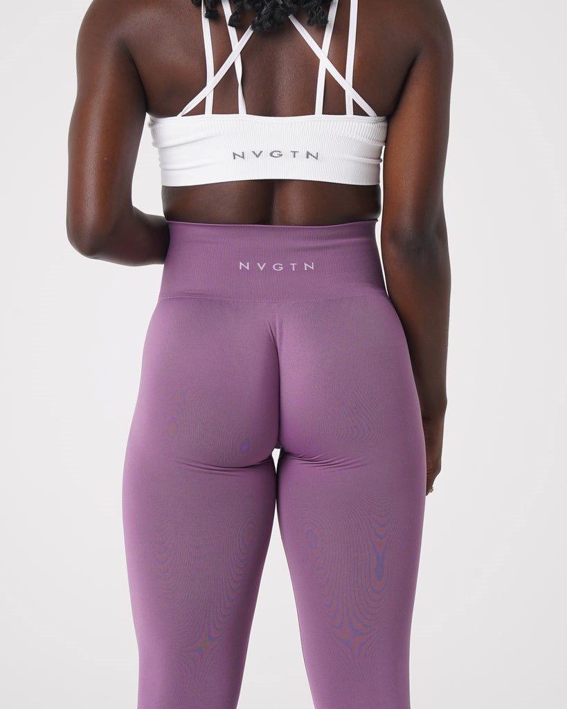 NVGTN Solid Seamless Leggings Orchid | 597LTKMAO