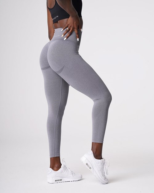 NVGTN Curve Seamless Leggings Gris | 815EGKNLQ