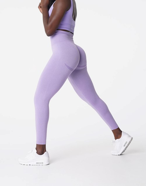 NVGTN Curve Seamless Leggings Lilac | 617BYTHIQ