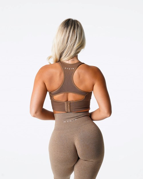 NVGTN Ignite Seamless Bra Mocha | 409BRODMJ