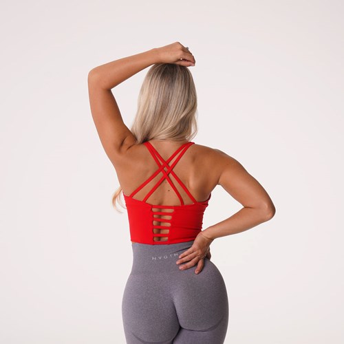 NVGTN Matrix Bra Top Scarlet | 180NWKEJA