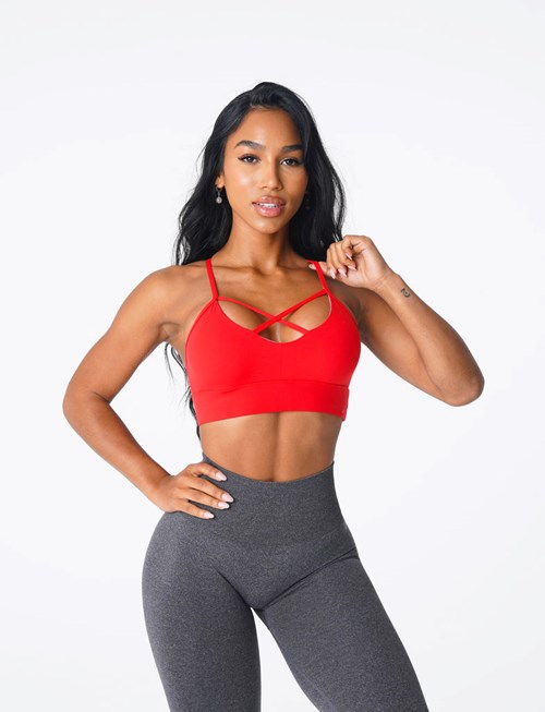 NVGTN Oasis Bra Scarlet | 043XCWPHM