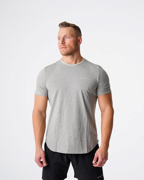 NVGTN Pulse Fitted Tee Gris | 501YAVWTG