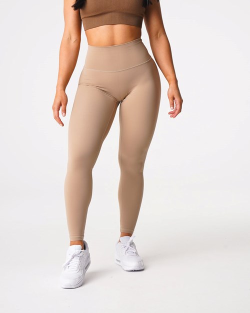 NVGTN Signature 2.0 Leggings Latte | 193FKZIOC