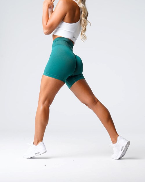 NVGTN Solid Seamless Shorts Emerald | 189XROECN